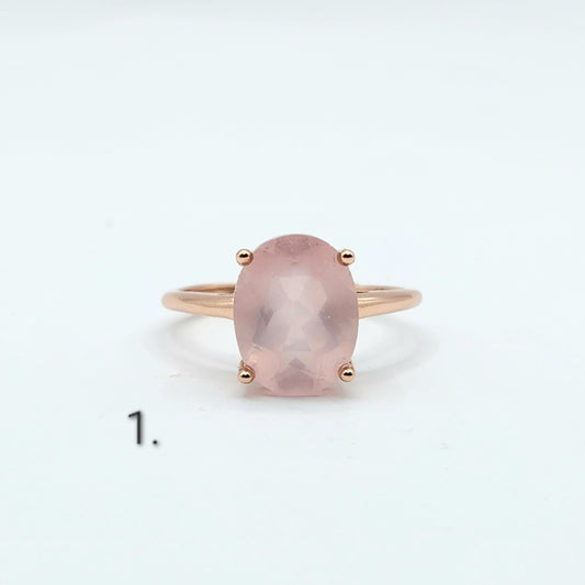 Madagascar Rose Quartz Ring