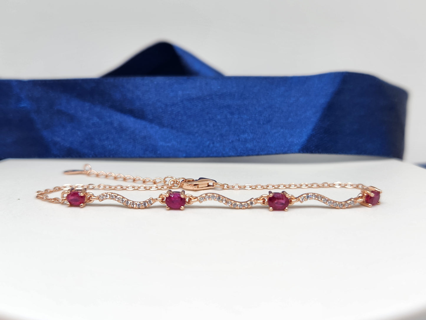 WAVY Ruby Bracelet