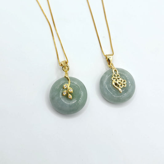 Jadeite Donut Necklace