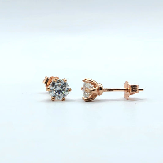 0.5 carat moissanite classic Studs