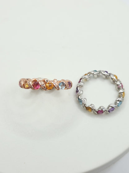 Full Eternity Gem Rings