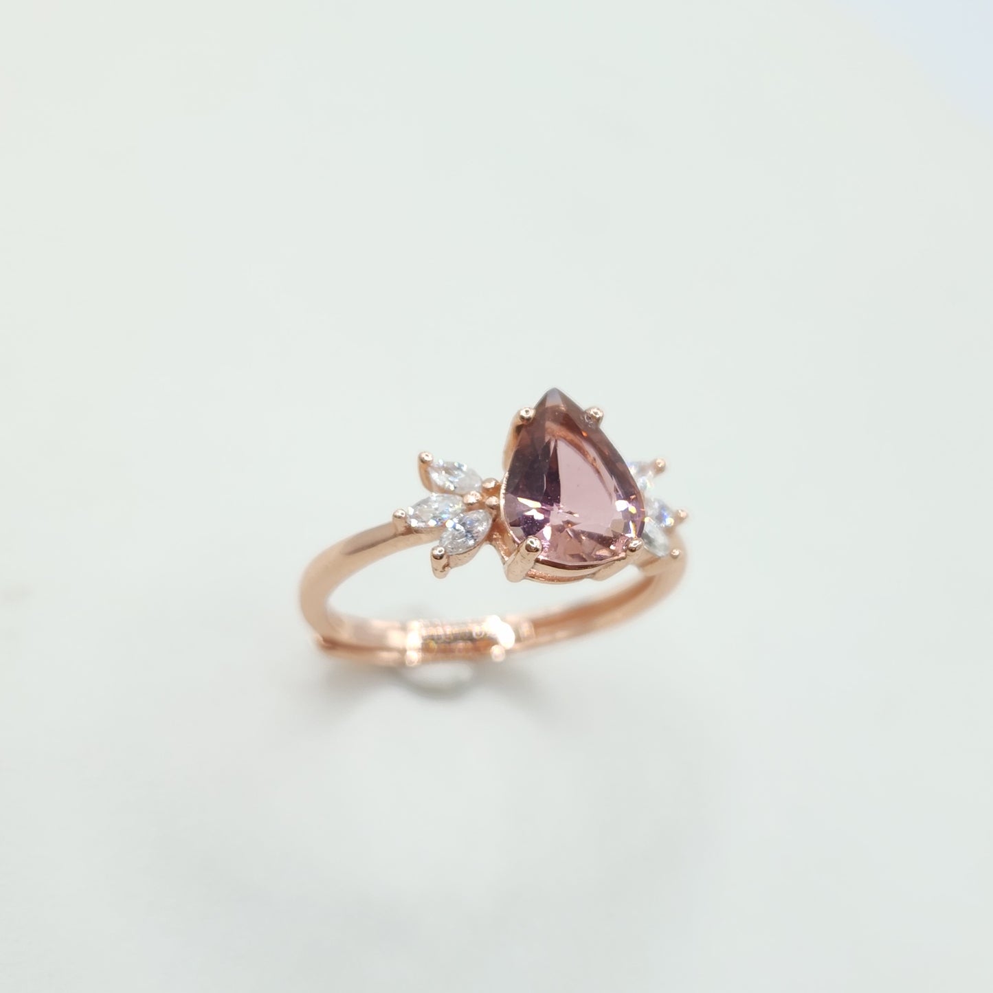 Teardrop Tourmaline ring