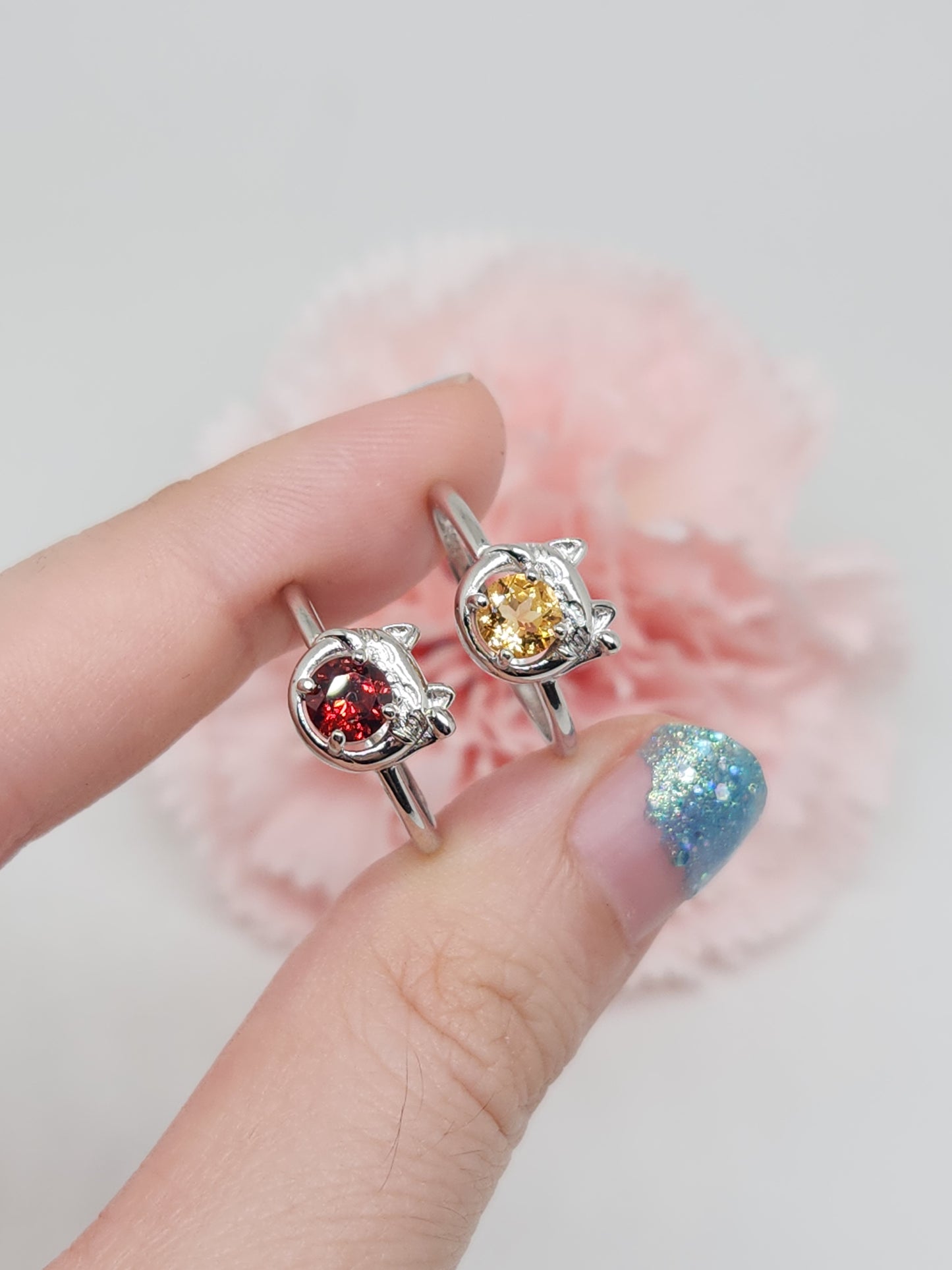 Fortune Cat Rings