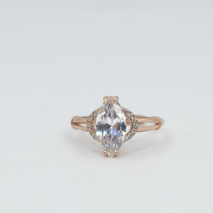 Marquise Moissanite Rings