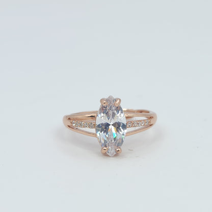 Marquise Moissanite Rings