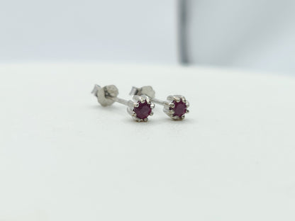 Ruby Dainty Studs
