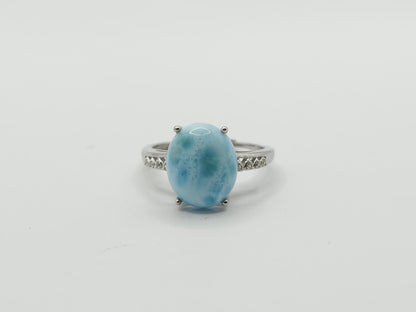 Larimar Ring S925