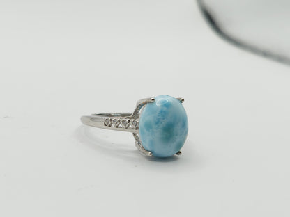 Larimar Ring S925
