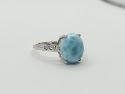 Larimar Ring S925