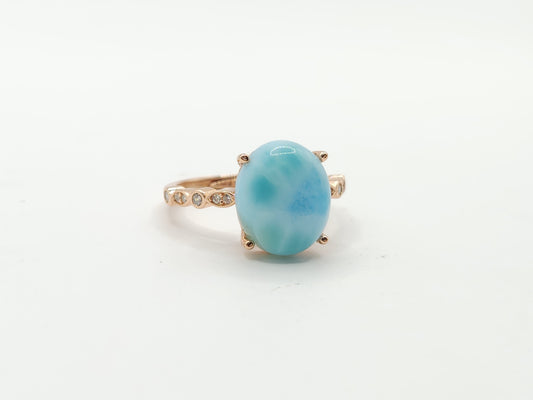 Larimar Ring S925