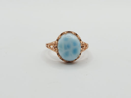 Larimar Vintage Ring S925