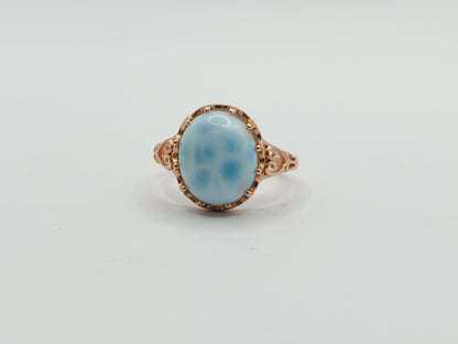 Larimar Vintage Ring S925
