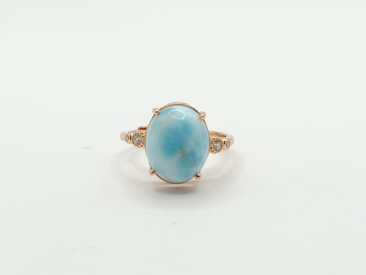 Larimar Ring S925