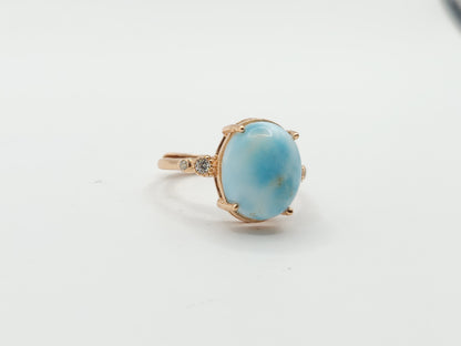 Larimar Ring S925