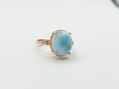 Larimar Ring S925