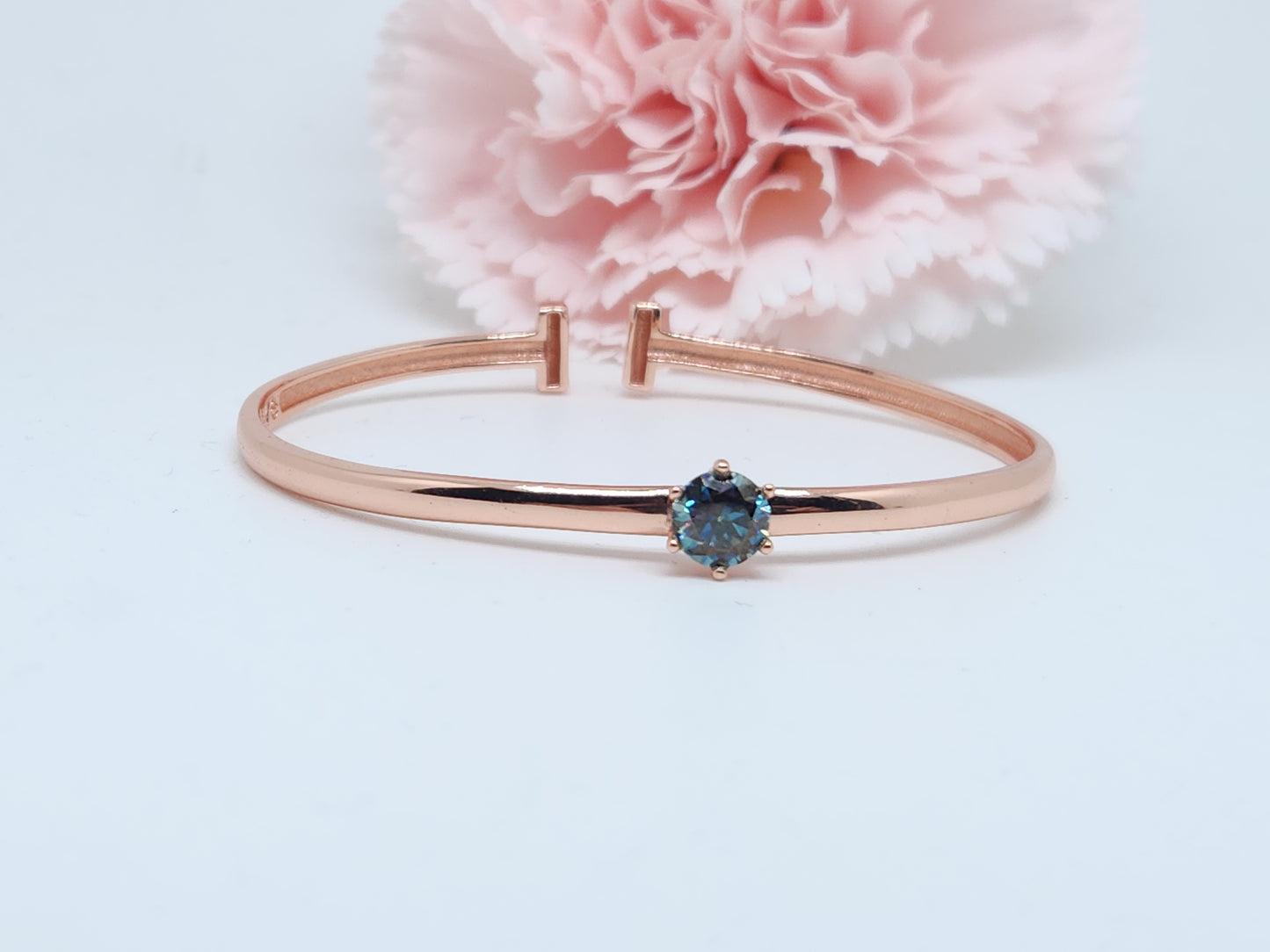 Zenlove 2 Way Bangle Mystic Blue Moissanite