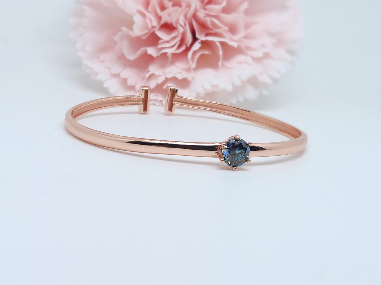 Zenlove 2 Way Bangle Mystic Blue Moissanite