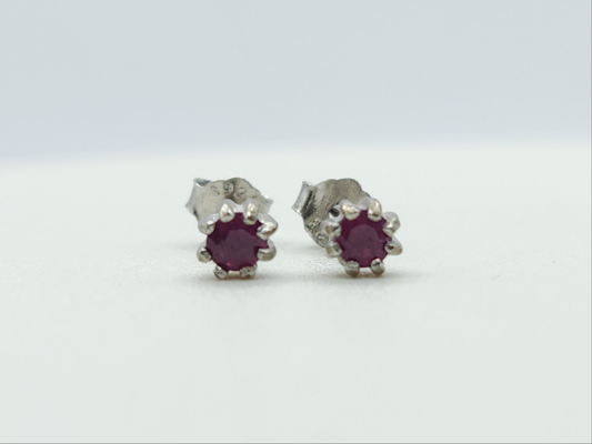 Ruby Dainty Studs