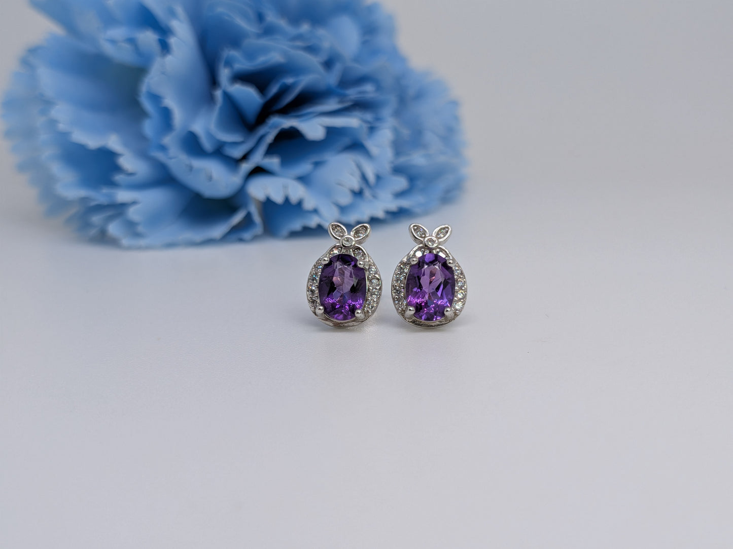 Dainty S925 Demi Fine Ear Studs - Little Gemstone Saplings