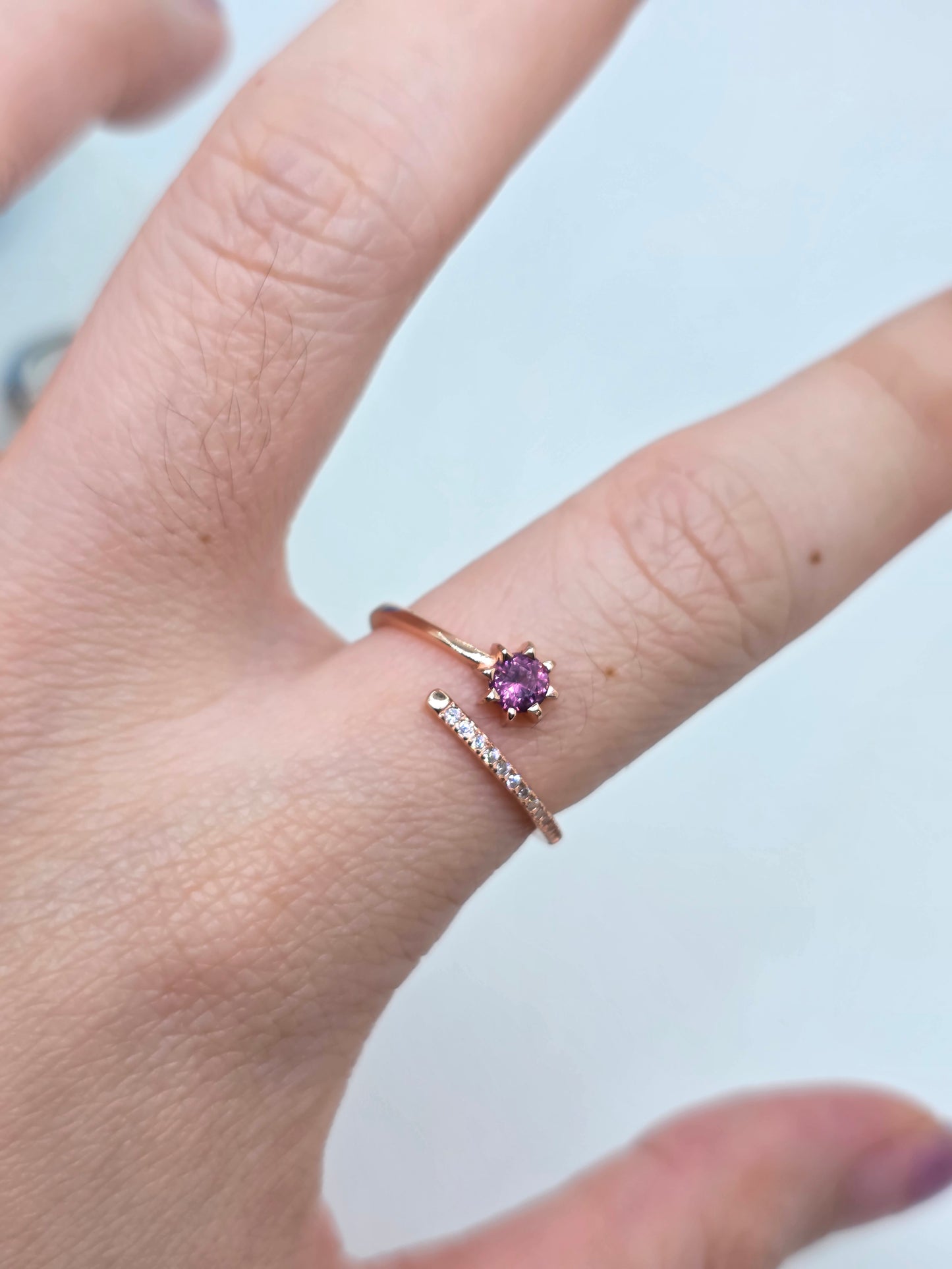 Round Spinel Rings