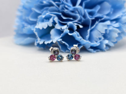 Trio Gem Studs