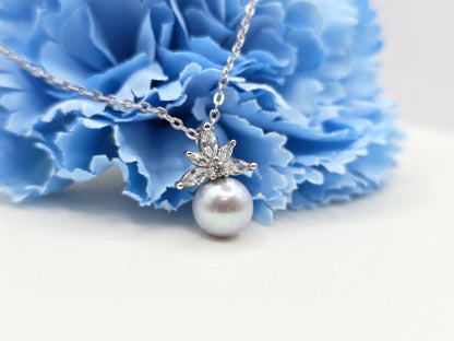 Grey Pearl Necklace