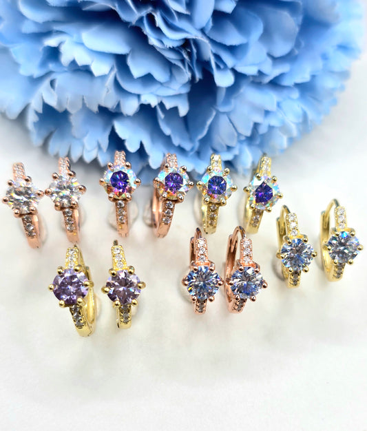 Moissanite Huggies- Kel