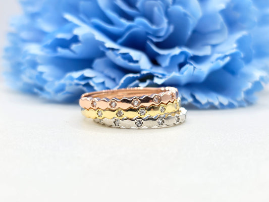 Honeycomb Stacker Ring