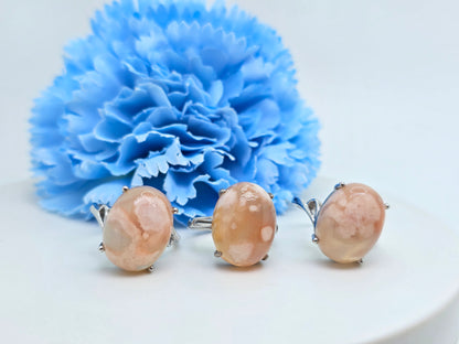 Sakura Agate Ring
