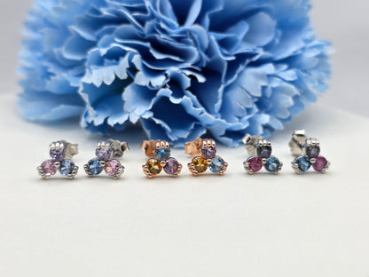 Trio Gem Studs
