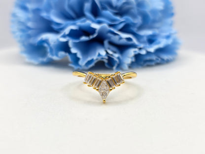 Tiara Stacker Ring-