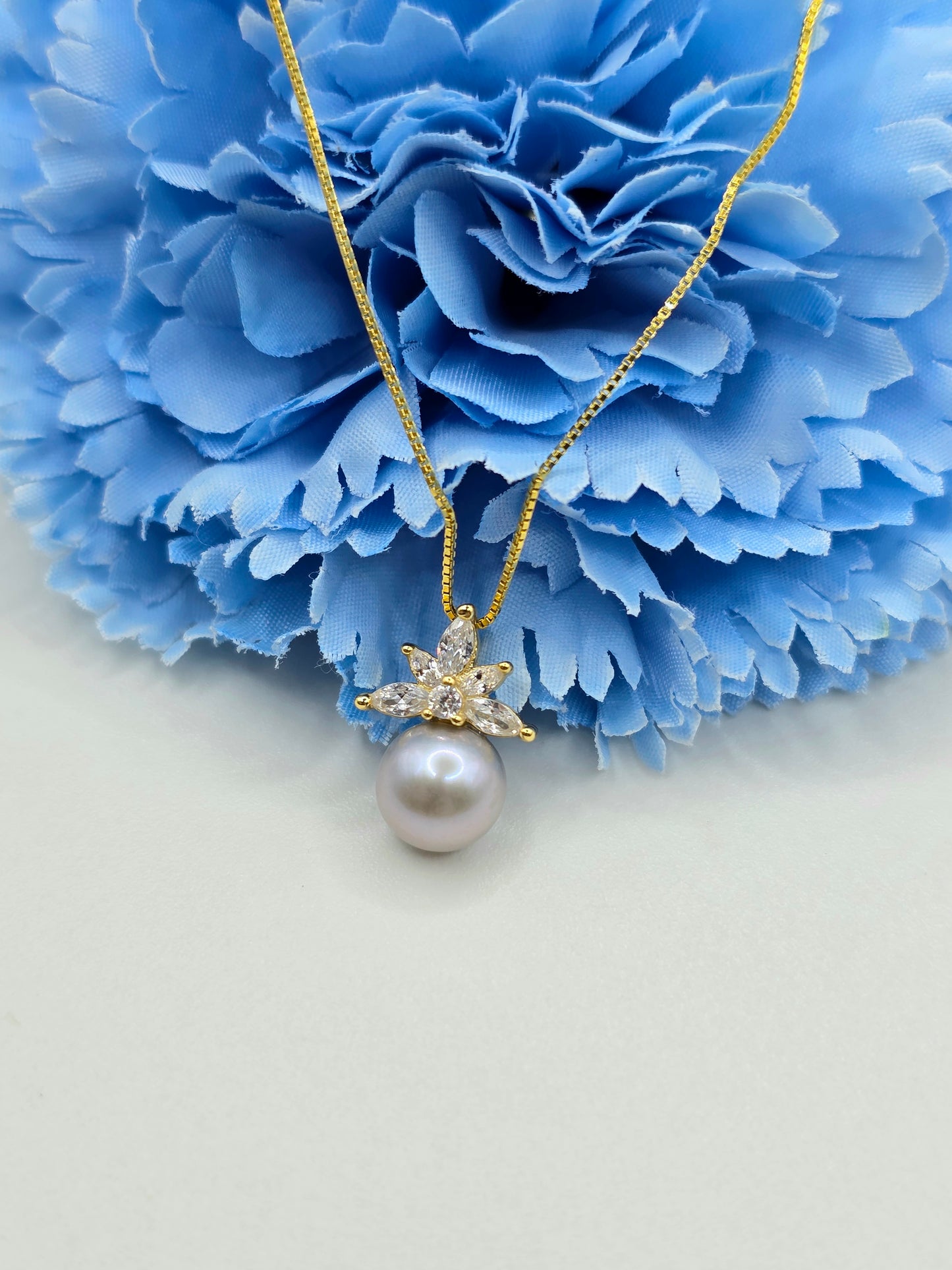 Grey Pearl Necklace