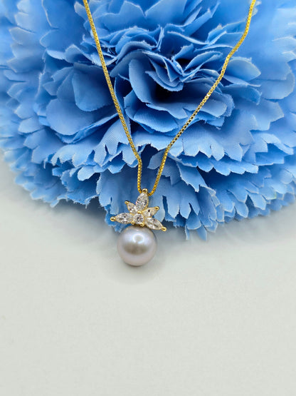 Grey Pearl Necklace