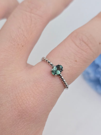 Green Tourmaline Ring