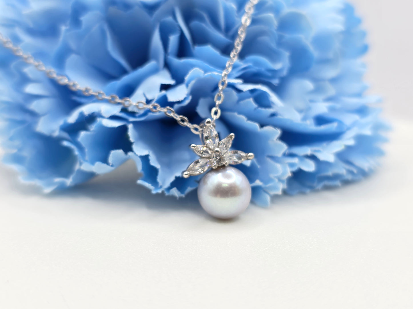 Grey Pearl Necklace