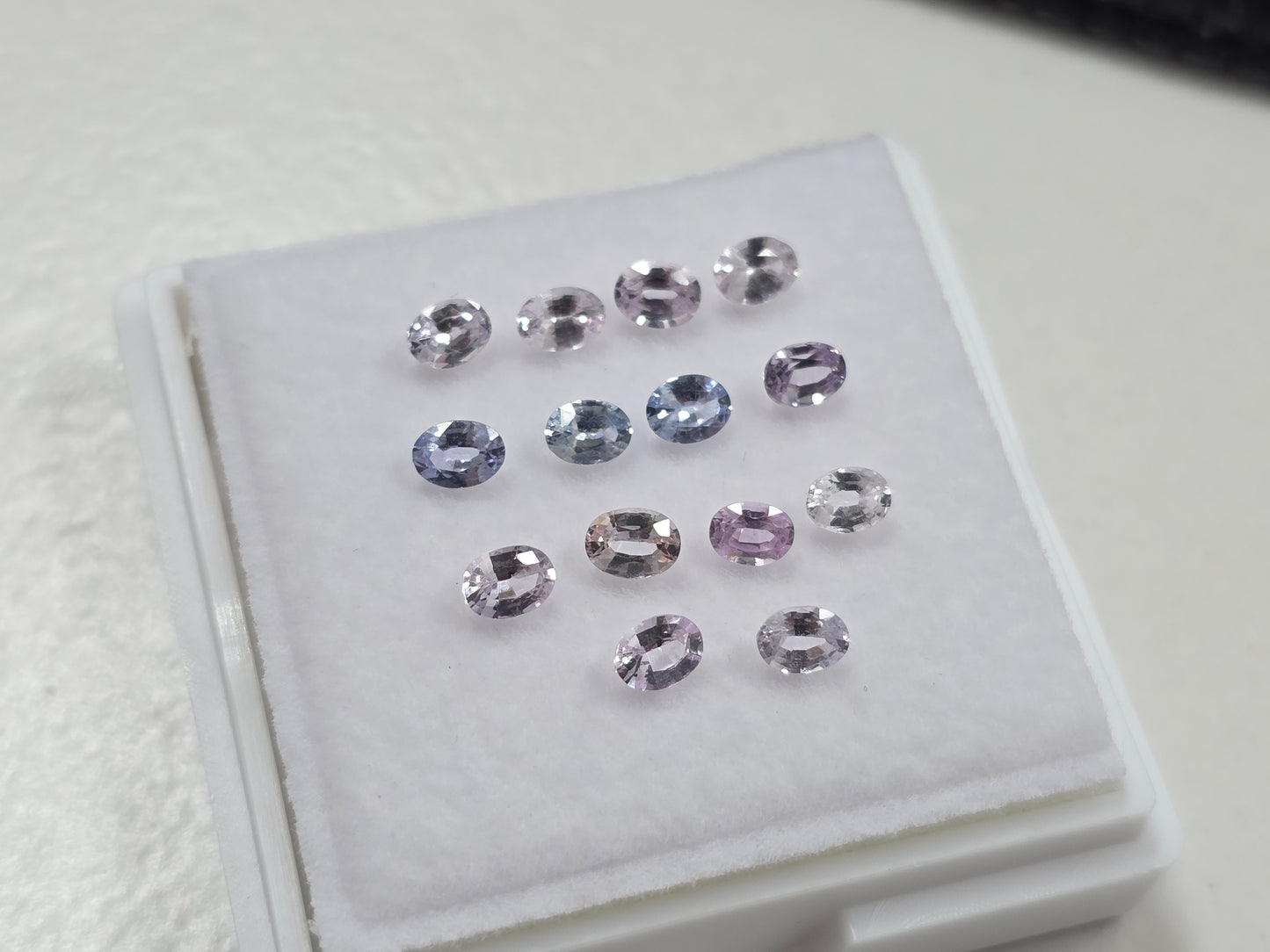 Pastel Unheated Loose Sapphires Gemstones Lot