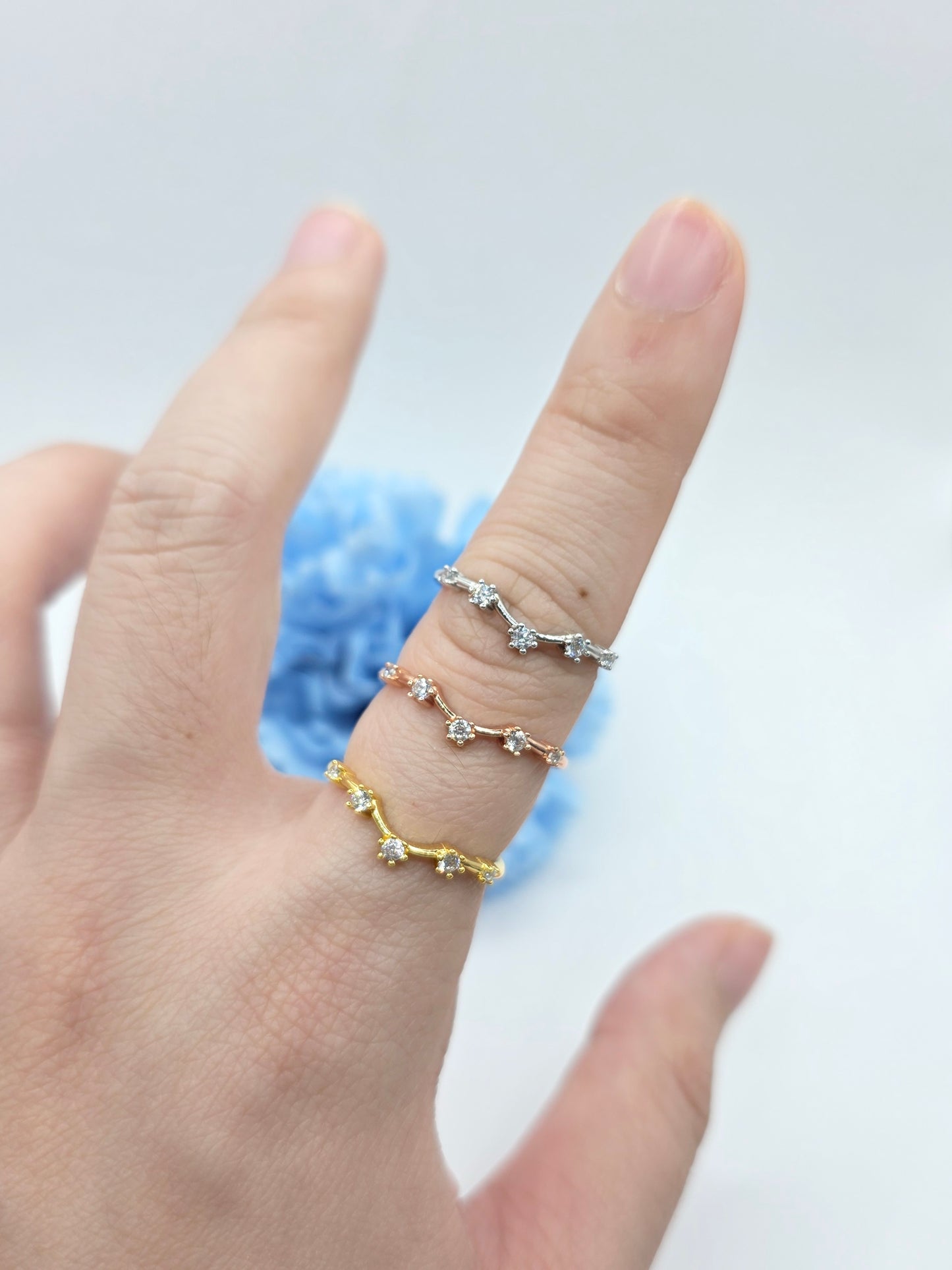 Spacer Curve Stacker Ring