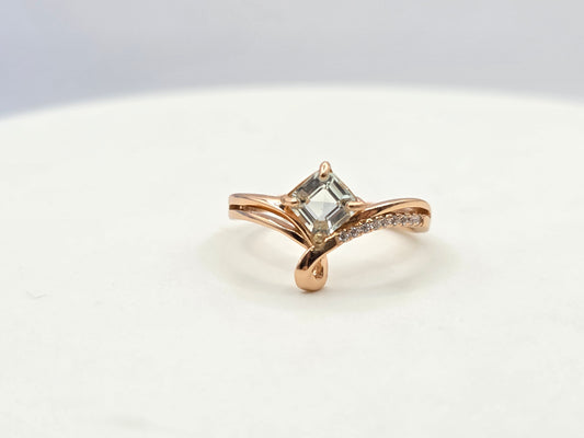 Mint Green Tourmaline Ring