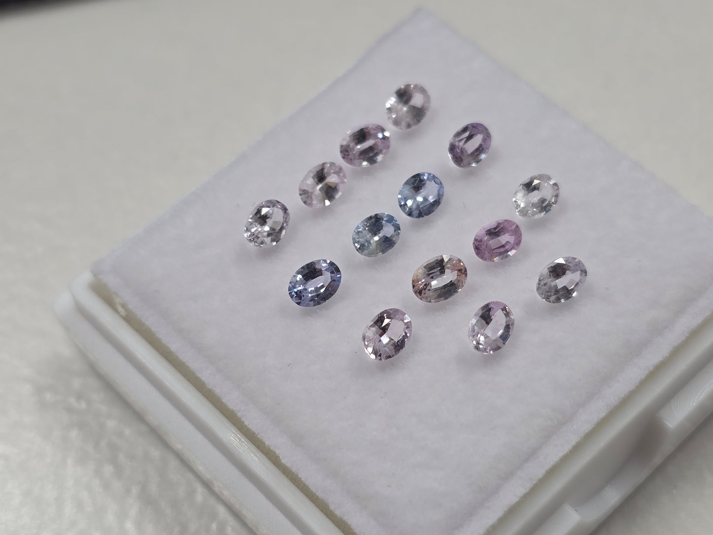 Pastel Unheated Loose Sapphires Gemstones Lot