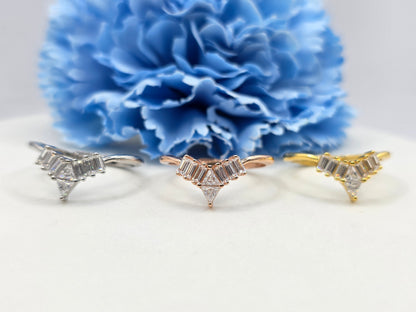 Tiara Stacker Ring-