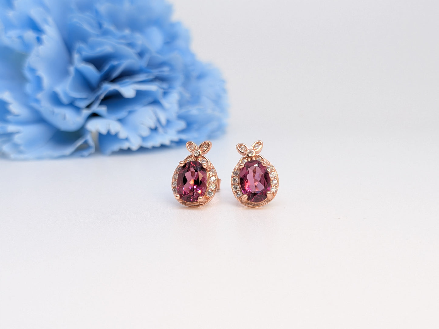 Dainty S925 Demi Fine Ear Studs - Little Gemstone Saplings
