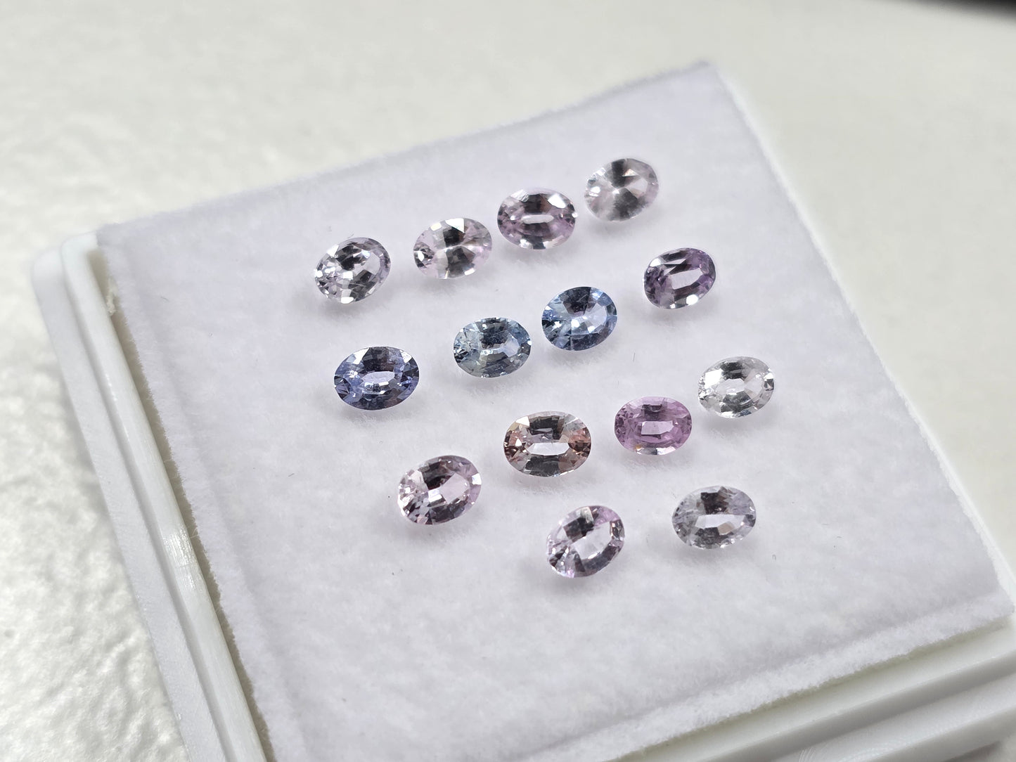 Pastel Unheated Loose Sapphires Gemstones Lot
