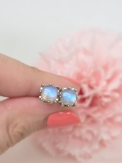 Labradorite Studs