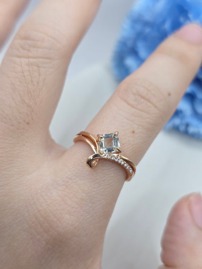 Mint Green Tourmaline Ring