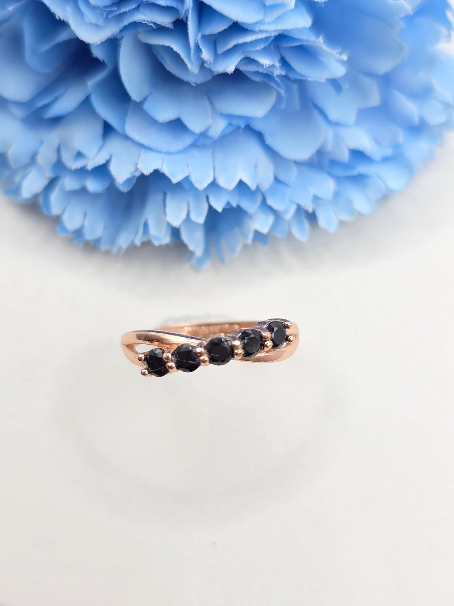 Criss Cross Stacker Ring