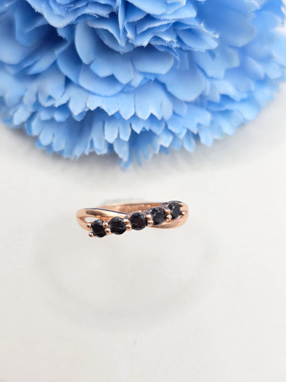Criss Cross Stacker Ring