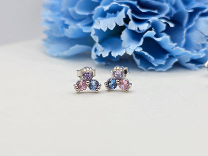 Trio Gem Studs