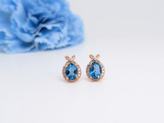 Dainty S925 Demi Fine Ear Studs - Little Gemstone Saplings