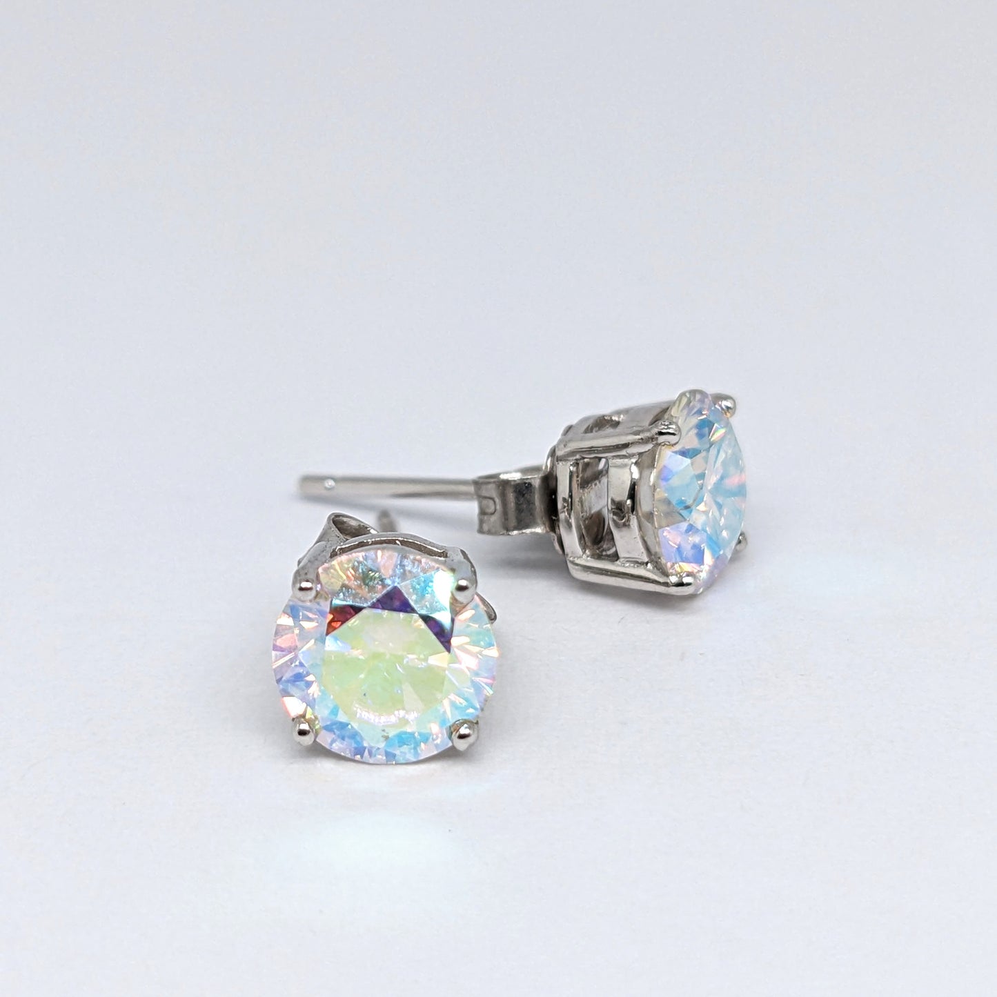 1ct Mystic Unicorn Moissanite Classic Studs in Silver