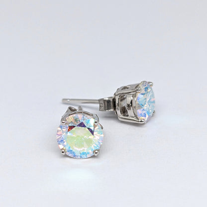 1ct Mystic Unicorn Moissanite Classic Studs in Silver